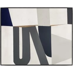 L ART Wall Art "MONO STATUE" HAND PAINTING CANVAS ART