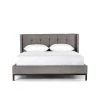 FOUR HANDS Furniture NEWHALL HARBOR GRAY UPHOLSTERED BED