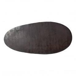 MOES NICKO RAW ALUMINUM OVAL COFFEE TABLE Living Room