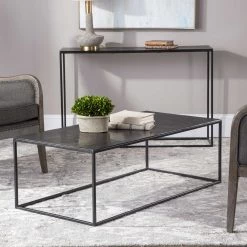 UTTERMOST NIKOLY IRON & BRONZE COFFEE TABLE