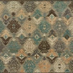 LOLOI OWEN 07 JUTE + WOOL FLAT RUG: JADE, MOSS