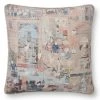 LOLOI Pillows + Poufs VILLAGE SCENES VINTAGE PRINT PILLOWS
