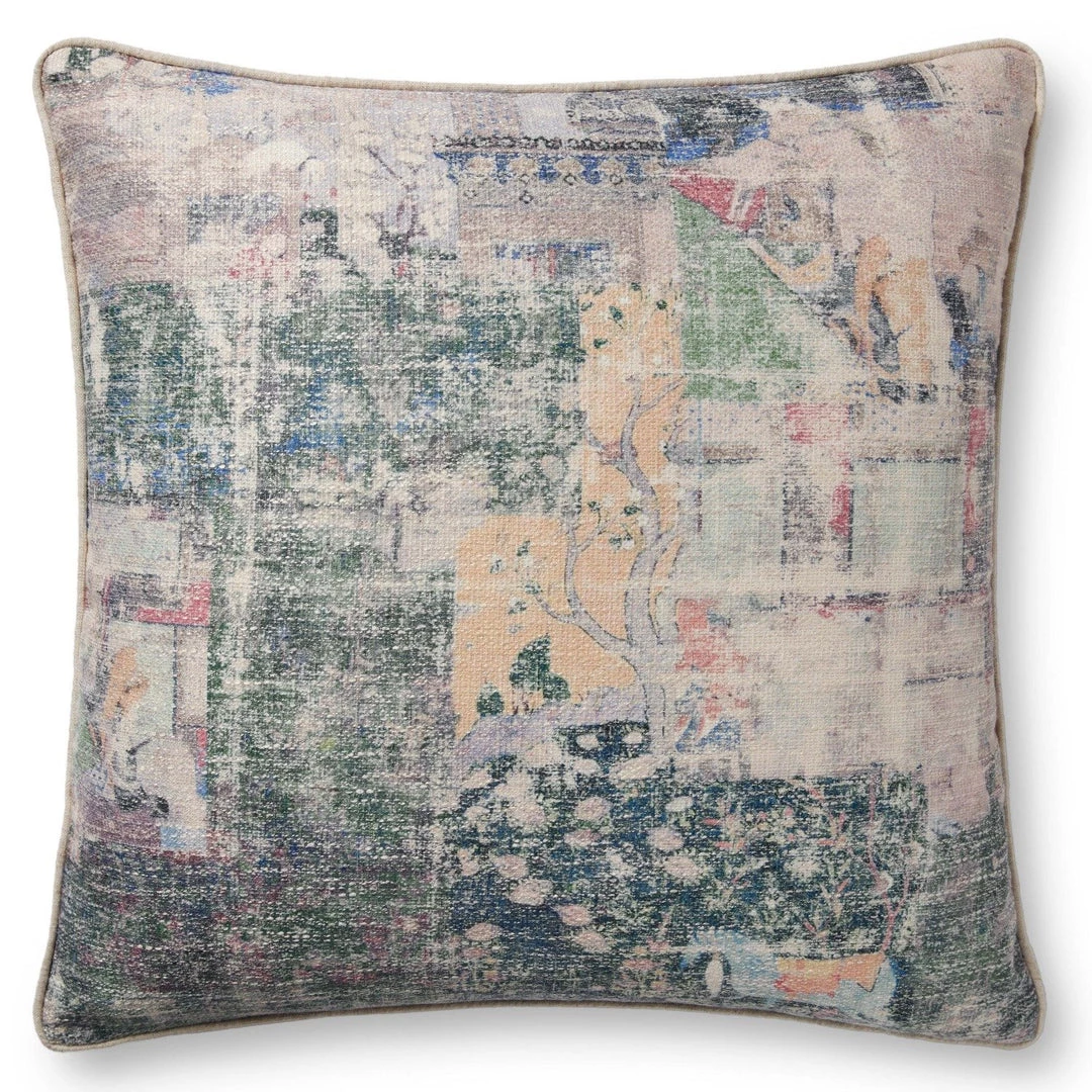 LOLOI Pillows + Poufs VILLAGE SCENES VINTAGE PRINT PILLOWS 7 LOLOI Pillows + Poufs VILLAGE SCENES VINTAGE PRINT PILLOWS