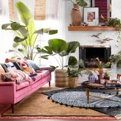 LOLOI Pillows + Poufs ELSIE MOROCCAN BERBER SHAG LUMBAR PILLOW