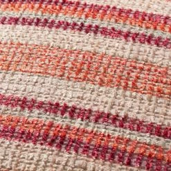 LOLOI Pillows + Poufs SUNKIST PINK BLANKET STITCH THROW PILLOW 9 LOLOI Pillows + Poufs SUNKIST PINK BLANKET STITCH THROW PILLOW