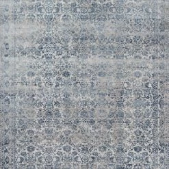 LOLOI PATINA 06 RUG: SILVER, BLUE