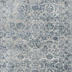 LOLOI PATINA 06 RUG: SILVER, BLUE