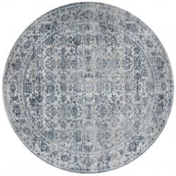 LOLOI PATINA 06 RUG: SILVER, BLUE