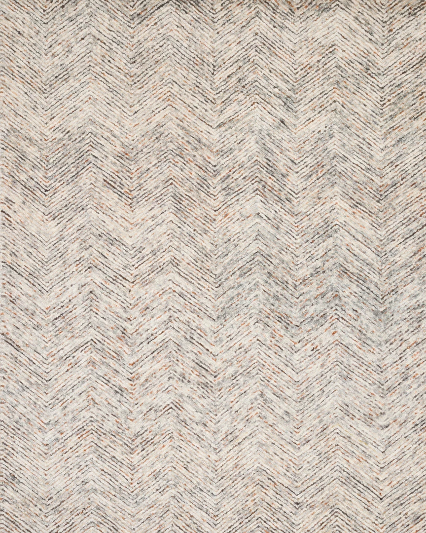 LOLOI PEREGRINE HAND-TUFTED WOOL RUG: ASH, RUST 1 LOLOI PEREGRINE HAND-TUFTED WOOL RUG: ASH, RUST