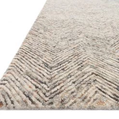 LOLOI PEREGRINE HAND-TUFTED WOOL RUG: ASH, RUST 3 LOLOI PEREGRINE HAND-TUFTED WOOL RUG: ASH, RUST
