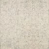 LOLOI PEREGRINE HAND-TUFTED WOOL RUG: IVORY, DENIM