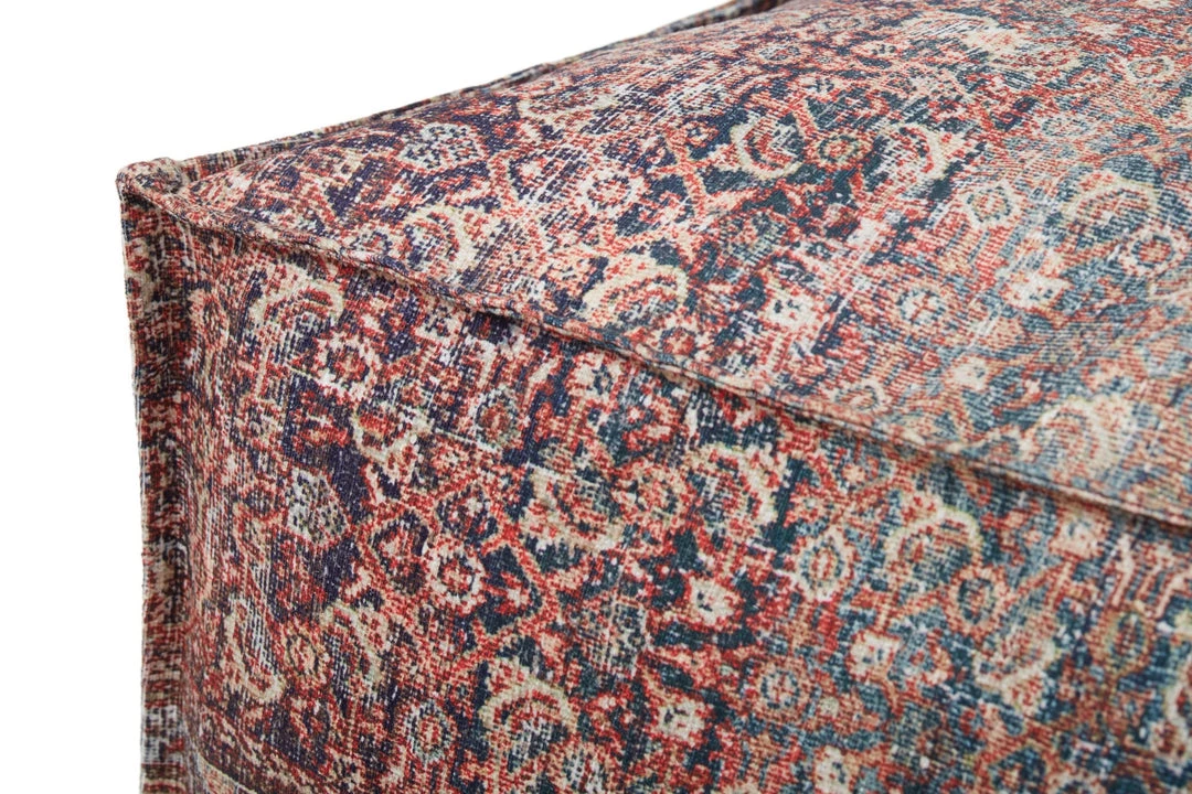 LOLOI AMERICANA VINTAGE PRINT POUF 2 LOLOI AMERICANA VINTAGE PRINT POUF