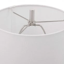 UTTERMOST PIPER WHITE MARBLE BUFFET LAMP