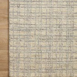 LOLOI POLLY HAND-TUFTED WOOL + JUTE RUG: ANTIQUE SILVER-MIST 9 LOLOI POLLY HAND-TUFTED WOOL + JUTE RUG: ANTIQUE SILVER-MIST