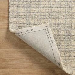 LOLOI POLLY HAND-TUFTED WOOL + JUTE RUG: ANTIQUE SILVER-MIST 10 LOLOI POLLY HAND-TUFTED WOOL + JUTE RUG: ANTIQUE SILVER-MIST