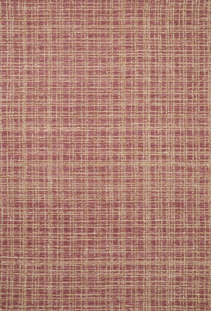 LOLOI POLLY HAND-TUFTED WOOL + JUTE RUG: RASPBERRY 1 LOLOI POLLY HAND-TUFTED WOOL + JUTE RUG: RASPBERRY