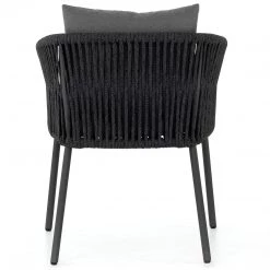 FOUR HANDS Furniture PORTO OUTDOOR DINING CHAIR: CHARCOAL