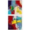 L ART "PRIMARY CONCERN" CANVAS ART DIPTYCH | SET OF 2