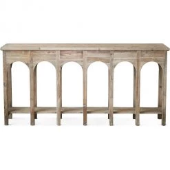 CYAN PROVENCIA WEATHERED PINE CONSOLE TABLE Furniture