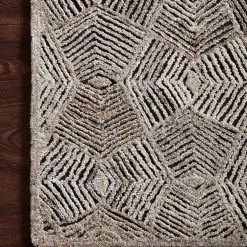 LOLOI PRESCOTT POLYESTER, WOOL + VISCOSE RUG: FAWN