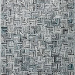 LOLOI PRESCOTT POLYESTER, WOOL + VISCOSE RUG: ARCTIC BLUE