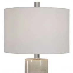 UTTERMOST PUTTY ABSTRACT DRIP CERAMIC TABLE LAMP Lighting