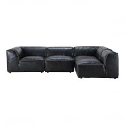 MOES LUXE DREAM MODULAR SECTIONAL ANTIQUE BLACK