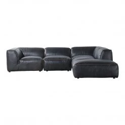 MOES LUXE DREAM MODULAR SECTIONAL ANTIQUE BLACK