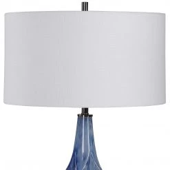 UTTERMOST REACTIVE INDIGO BLUE GLAZE CERAMIC LAMP Lighting