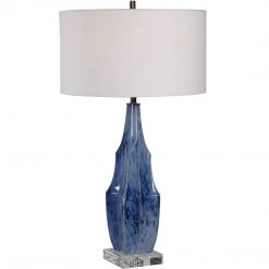 UTTERMOST REACTIVE INDIGO BLUE GLAZE CERAMIC LAMP Lighting