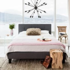 MOES Bedroom ZOEY BED: GRAY LINEN 12 MOES Bedroom ZOEY BED: GRAY LINEN