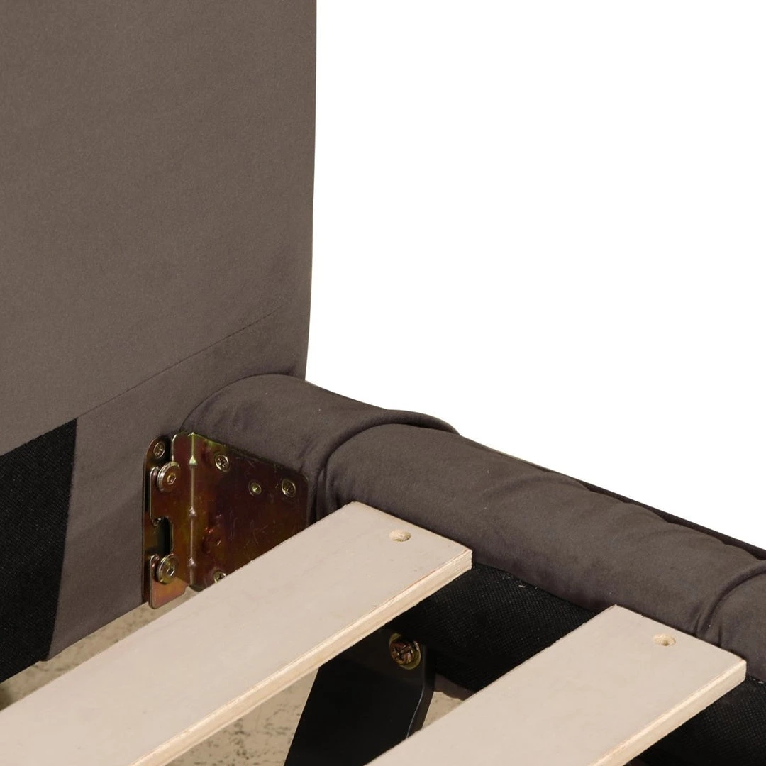 MOES MANILLA GREY VELVET PLATFORM KING BED Furniture 5 MOES MANILLA GREY VELVET PLATFORM KING BED Furniture