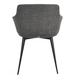 MOES RONDA ARM CHAIR: GREY | SET OF 2