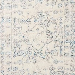 LOLOI RONNIE 01 RUG: IVORY, OCEAN