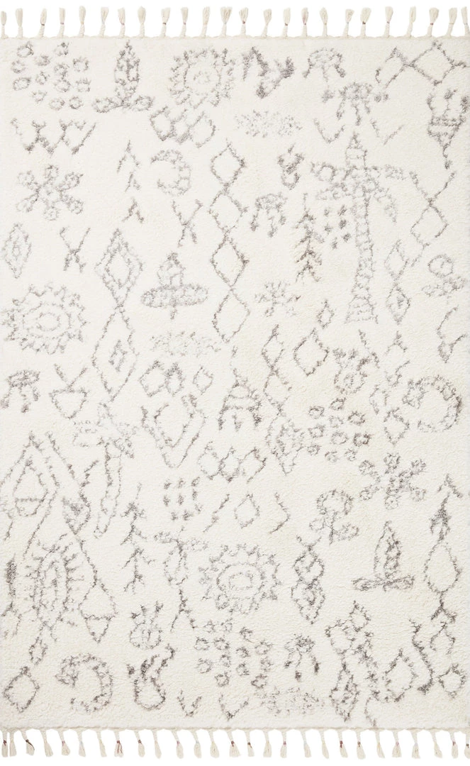 LOLOI RONNIE 03 RUG: IVORY, CHARCOAL 1 LOLOI RONNIE 03 RUG: IVORY, CHARCOAL