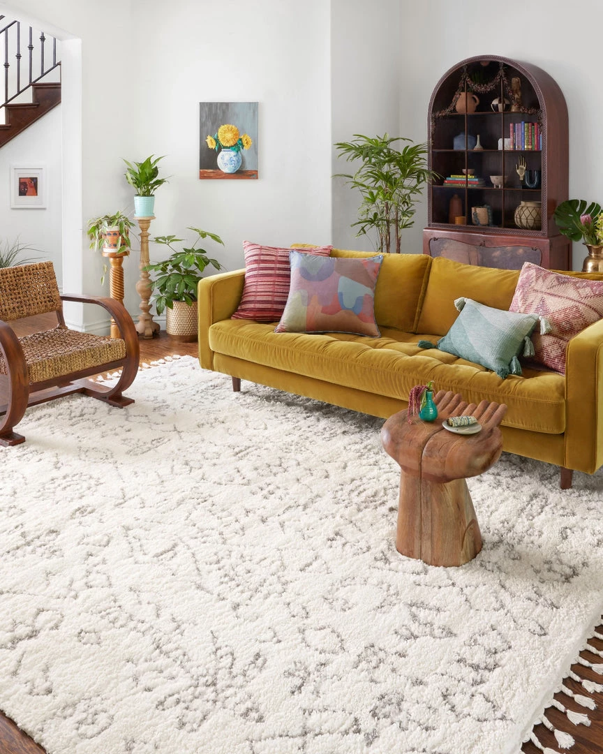 LOLOI RONNIE 03 RUG: IVORY, CHARCOAL 2 LOLOI RONNIE 03 RUG: IVORY, CHARCOAL