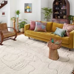 LOLOI RONNIE 04 RUG: IVORY, NATURAL