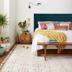 LOLOI RONNE 05 RUG: IVORY, SUNSET