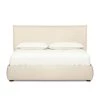 MOES RECHARGE IVORY BOUCLE UPHOLSTERED BED Furniture