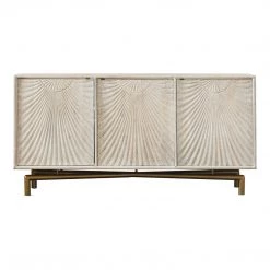 HOOKER Furniture SENECA WHITE WASH MEDIA CREDENZA