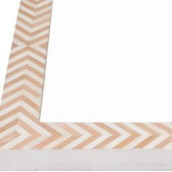 SURYA SOCAL CHEVRON STRIPED WALL MIRROR Mirrors