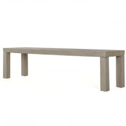 FOUR HANDS SONORA OUTDOOR TEAK WOOD DINING BENCH