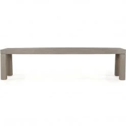 FOUR HANDS SONORA OUTDOOR TEAK WOOD DINING BENCH