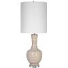 UTTERMOST Lighting STRIATED BEIGE CERAMIC TABLE LAMP
