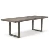 URBIA BROOKS LIVE EDGE DINING TABLE: SANDBLASTED GREY Kitchen + Dining