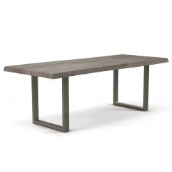 URBIA BROOKS LIVE EDGE DINING TABLE: SANDBLASTED GREY Kitchen + Dining