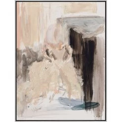 L ART Wall Art "SHE RUNS IN HEELS" CANVAS ART