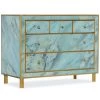 HOOKER SORRELL SKY BLUE FIVE DRAWER CHEST
