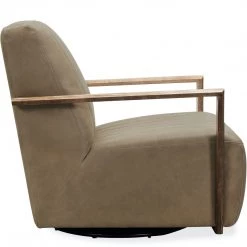 HOOKER STONE VALLEY LEATHER SWIVEL CHAIR Furniture 5 HOOKER STONE VALLEY LEATHER SWIVEL CHAIR Furniture