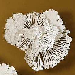 PHILLIPS COLLECTION FLOWER METAL WALL ART